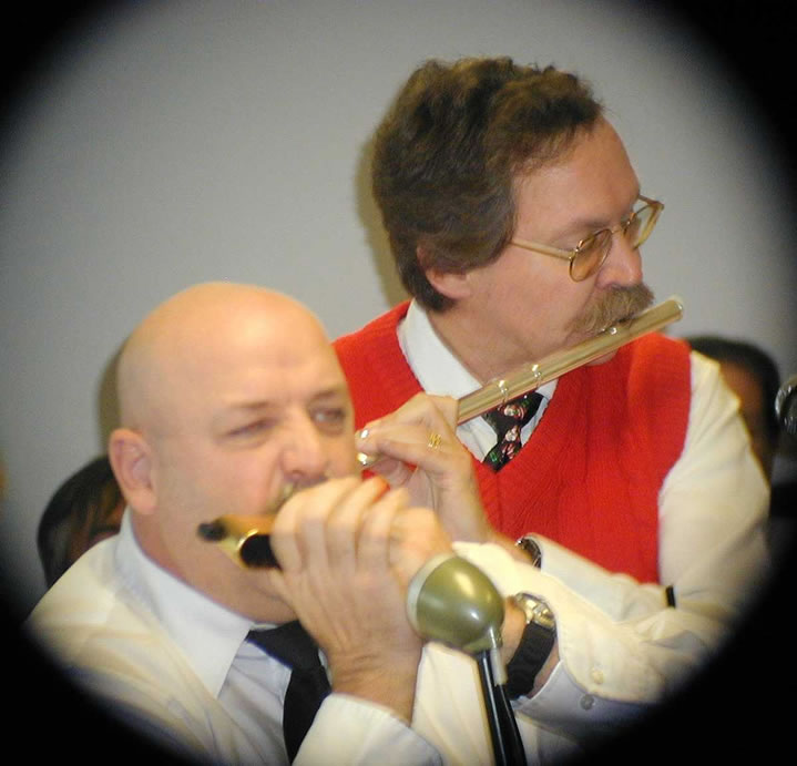 Pete & Greg playing at OIT Holiday Concert picture